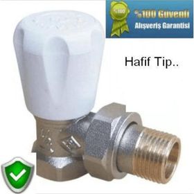 Kalde 1/2 Hafif Tip Köşe Radyatör Vanası