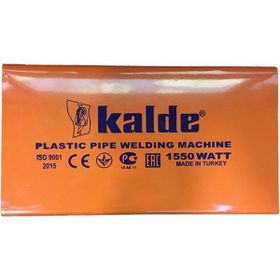 Kalde 1550 W Çantalı Pprc Plastik Boru Kaynak Makinesi Seti