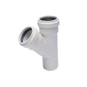 Kalde 45 Derece 75x75 cm 3.2 Pvc-u Tek Çatal