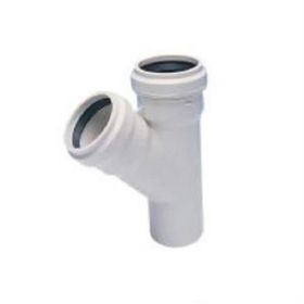 Kalde 45 Derece 75x75 cm 3.2 Pvc-u Tek Çatal