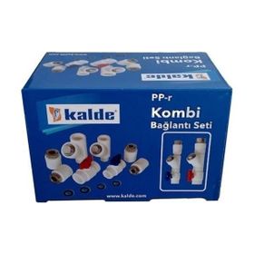 Kalde Kombi Montaj Seti Pp10'lu Dirsekli Bağlantı