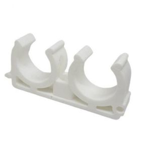 Kalde Pp Çiftli 20x22 mm Beyaz Kelepçe