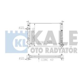 Kale 0133302ab Radyatör Albea 1.3 Jtd-palıo Ym-strada 06 Ac 520x395x42 2 Sıra Alb Sistem