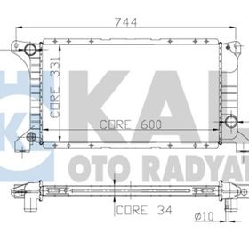 Kale 0206151ab Radyatör Transit T12-t15 Kısa Tip 1 Sıra Alb Sistem