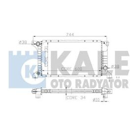 Kale 0206151ab Radyatör Transit T12-t15 Kısa Tip 1 Sıra Alb Sistem