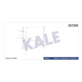 Kale 0520221AB Motor Radyatörü