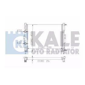 Kale 0520221AB Motor Radyatörü