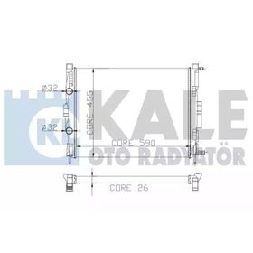 Kale 0520221AB Motor Radyatörü