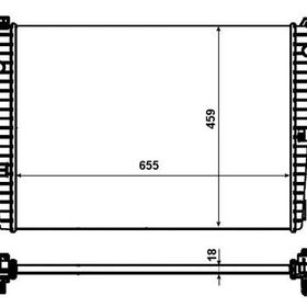 Kale 0559011AB Motor Radyatörü