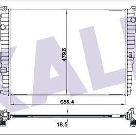 Kale 0559011AB Motor Radyatörü
