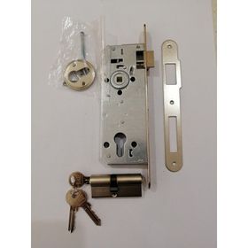 Kale 152R Silindirli Rozet Delikli Nikel Oval Dış Kapı 40 mm Kilit