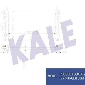Kale 2052011AB Motor Radyatörü