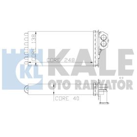Kale 2081822AL Kalorifer Radyatörü