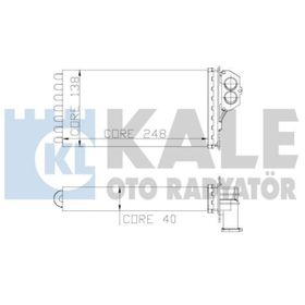 Kale 2081822AL Kalorifer Radyatörü