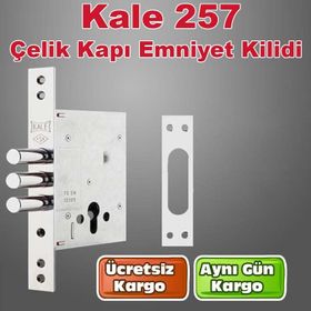 Kale 257 Gm Üst Çelik Kapı Emniyet Kilit