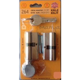 Kale 264 26400000007 SN+SM 68 mm Nikel Barel Kapı Kiliti