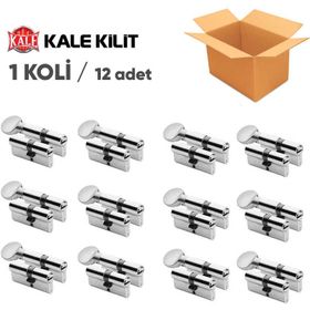 Kale 264 Tuzaklı Mandallı Saten 12 Adet Ortak Anahtar 2'li Set