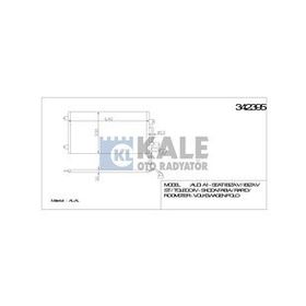 Kale 342395 VW Polo Audi A1-A1 Sportback Seat Ibiza V-Toledo IV AL-AL Klima Kondenseri