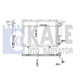 Kale 342520 Oto Klima Radyatörü