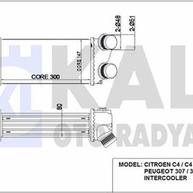 Kale 344000 Turbo Radyatörü /İnterkol