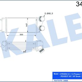 Kale 344000 Turbo Radyatörü /İnterkol
