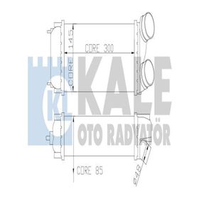 Kale 344000 Turbo Radyatörü /İnterkol