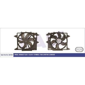 Kale 344720 Clio 2k Ng 97 Mgn Scenic 99 03 Ac Pervaneli Fan Motoru