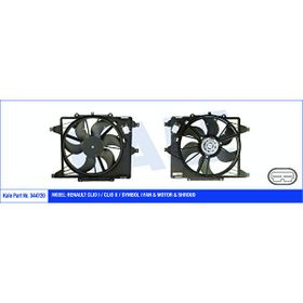 Kale 344720 Clio 2k Ng 97 Mgn Scenic 99 03 Ac Pervaneli Fan Motoru