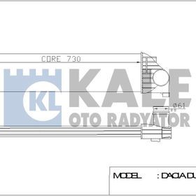 Kale 345035 Turbo Radyatörü /İnterkol