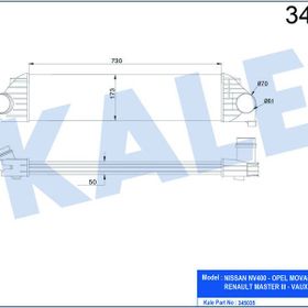 Kale 345035 Turbo Radyatörü /İnterkol