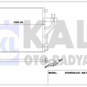 Kale 345425 Klima Radyatörü