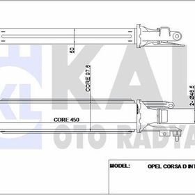 Kale 348400 Turbo Radyatörü /İnterkol