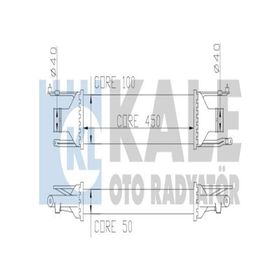 Kale 348400 Turbo Radyatörü /İnterkol