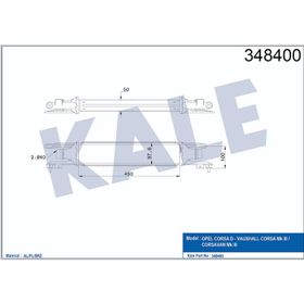 Kale 348400 Turbo Radyatörü /İnterkol