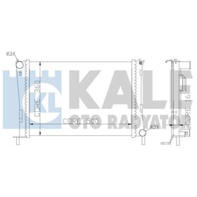 Kale 349600 Motor Radyatörü