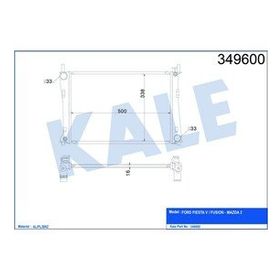 Kale 349600 Motor Radyatörü
