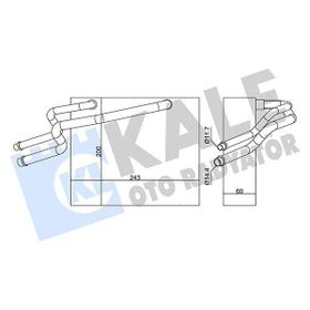 Kale 350060 Kubistar Renault Clio Kangoo Uyumlu Evaporator