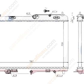 Kale 356000 Otomatik Motor Radyatörü