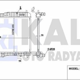 Kale 356000 Otomatik Motor Radyatörü