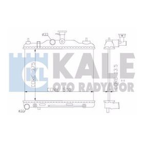 Kale 369600 Motor Radyatörü