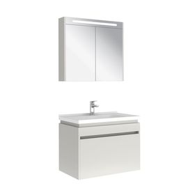 Kale 610100200490 Idea 2.0 80 cm Parlak Beyaz Tek Çekmeceli Banyo Dolabı