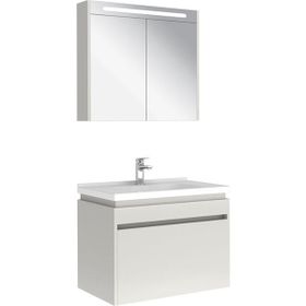Kale 610100200490 Idea 2.0 80 cm Parlak Beyaz Tek Çekmeceli Banyo Dolabı