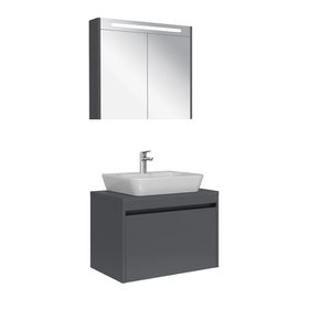 Kale 610100200593 Idea 2.0 80 cm Tek Çekmeceli Banyo Dolabı