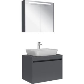 Kale 610100200593 Idea 2.0 80 cm Tek Çekmeceli Banyo Dolabı