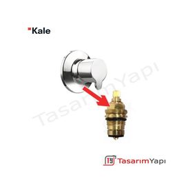 Kale D100 Ankastre Ara Musluğu