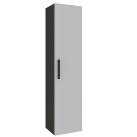 Kale Gris 40 cm Siyah Gri Banyo Boy Dolabı