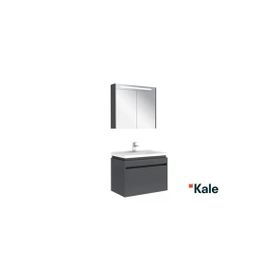 Kale Idea 2.0 65 cm Parlak Antrasit Tek Çekmeceli Banyo Dolabı Takımı