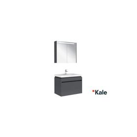 Kale Idea 2.0 65 cm Parlak Antrasit Tek Çekmeceli Banyo Dolabı Takımı