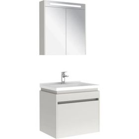 Kale Idea 2.0 65 cm Parlak Beyaz Tek Çekmeceli Banyo Dolabı Takımı