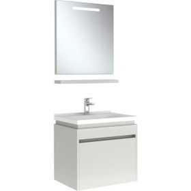 Kale Idea 2.0 65 cm Parlak Beyaz Tek Çekmeceli Banyo Dolabı Takımı